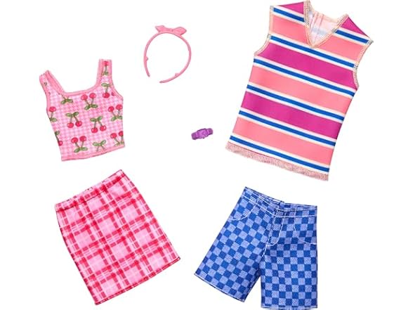 Barbie & Ken Clothes Set, Cherry Theme