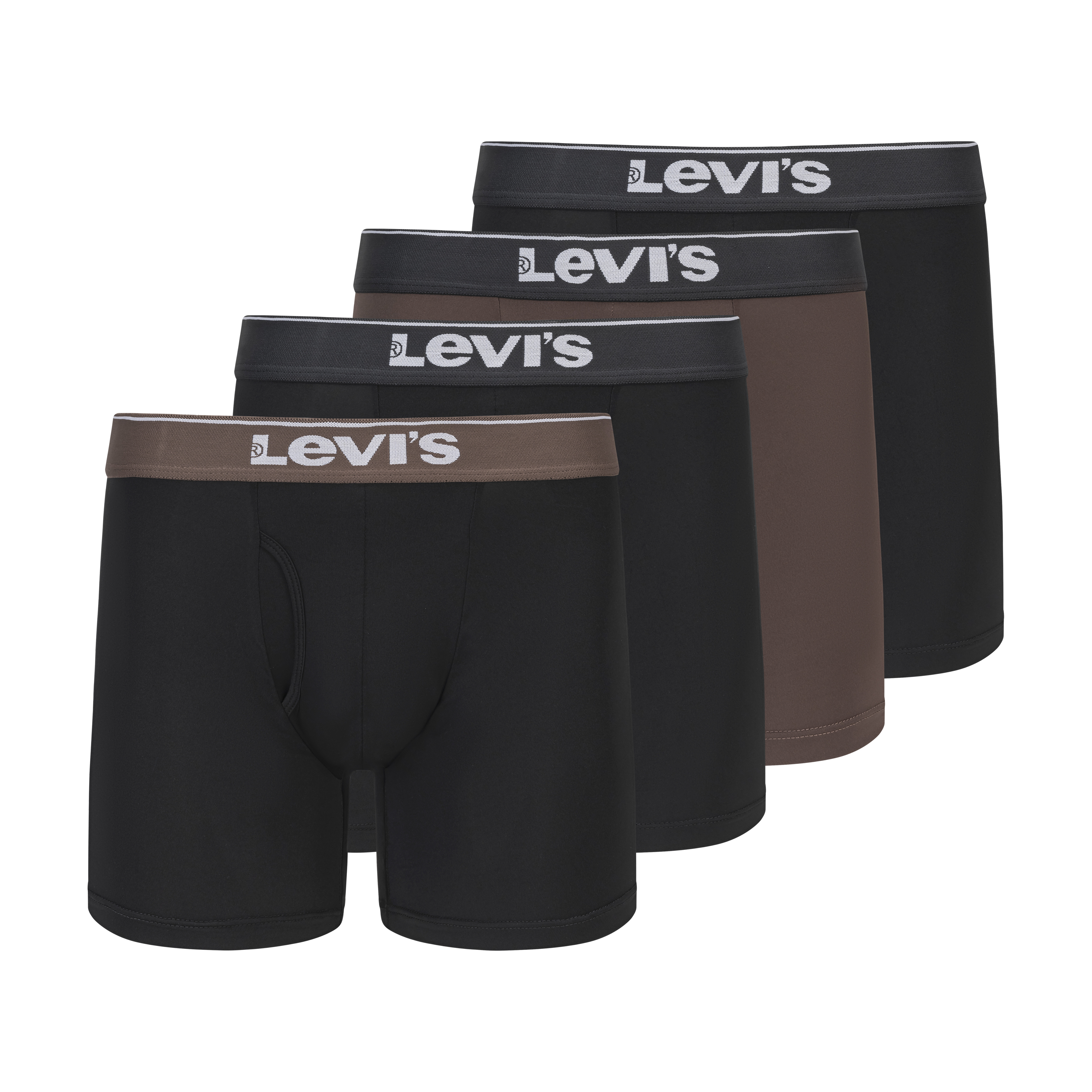 Levi's Men's 4-Pack Microfiber Boxer Brief - Gallery 14