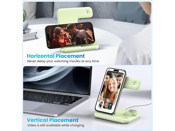 WAITIEE Wireless Charger 3 in 1