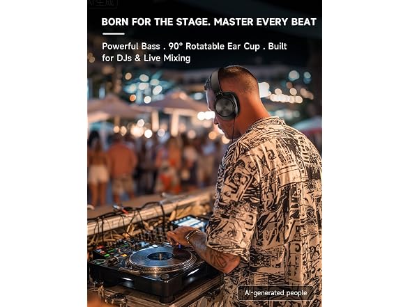 AOC Over-Ear DJ Studio Headphones