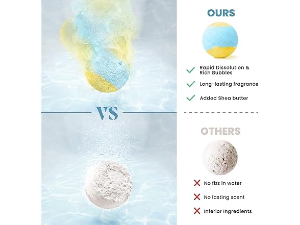 Shea Butter & Safe Oil Bath Bomb