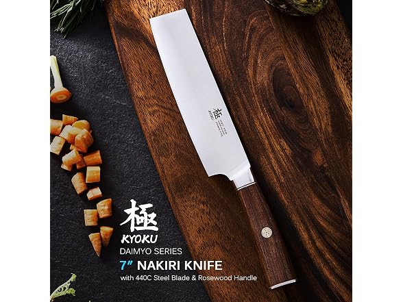 KYOKU 7 Inch Nakiri Knife