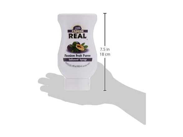 Real Infused Passion Fruit Syrup 16.9oz (1pk)