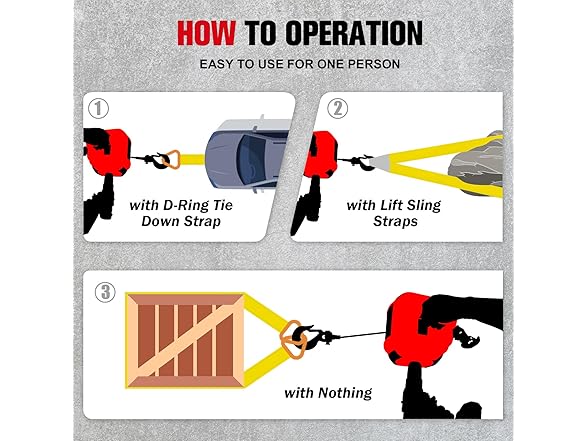 Portable Drill Winch 1000LBS