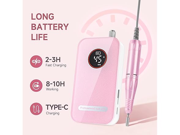 HQMPHQ Professional Nail Drill Electric File