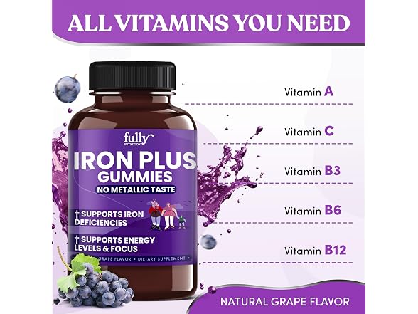 Iron | Gummies Supplements for Women