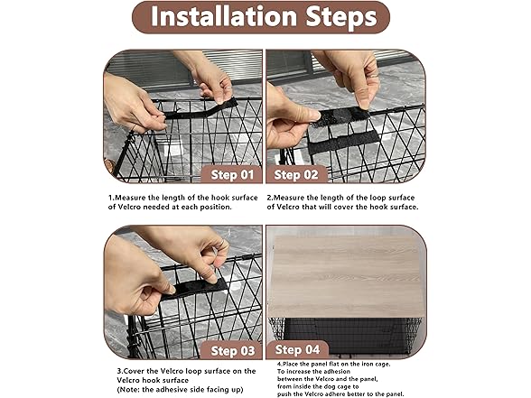 Piskyet Wood Topper for 30" Dog Crate