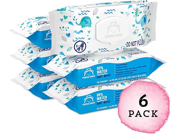 Mama Bear Amazon Brand - Mama Bear 99% Water Baby