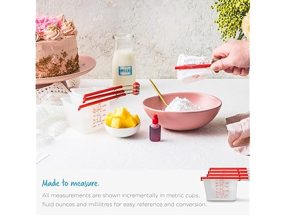 Dreamfarm Levups Self-Levelling Measuring Cup