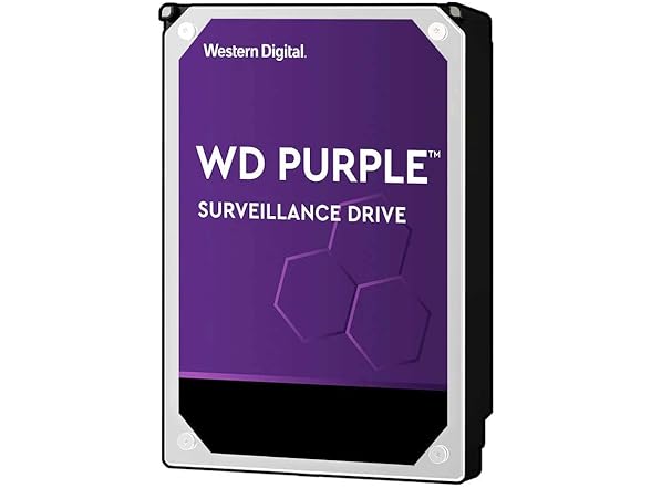Western Digital 8TB WD Purple Surveillance Internal Hard Drive HDD - SATA 6 Gb/s, 256 MB Cache, 3.5" - WD82PURZ (Open Box)