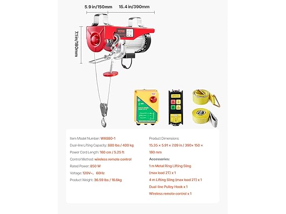 Tuspuzz Electric Hoist