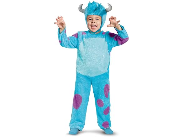 Disney Pixar Monsters University Sulley Toddler Costume (Small, 2T)
