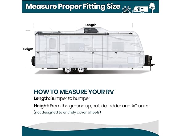 XGEAR 210D Upgraded Travel Trailer Cover