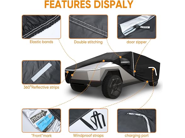 NOVSIGHT Car Cover for Cybertruck