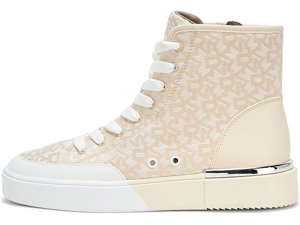 DKNY Women's Bitsy Logo High Top Sneaker