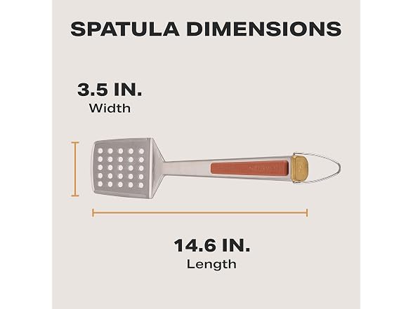 Current® 15.4-Inch Stainless Steel Grill Spatula