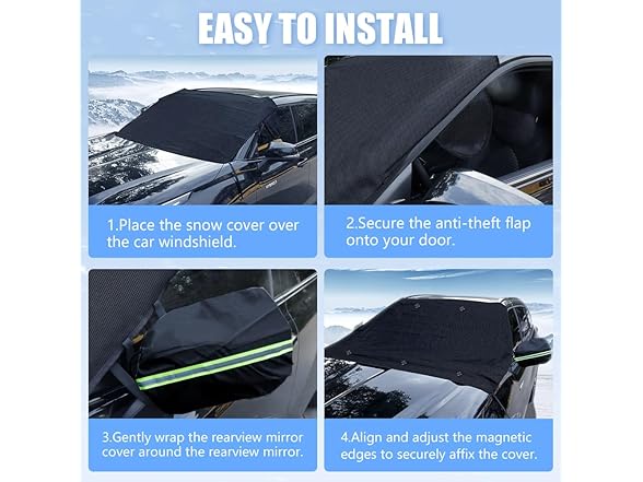 Sompaty Car Windshield Cover