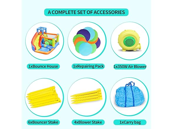 Combo Bounce House Water Slide