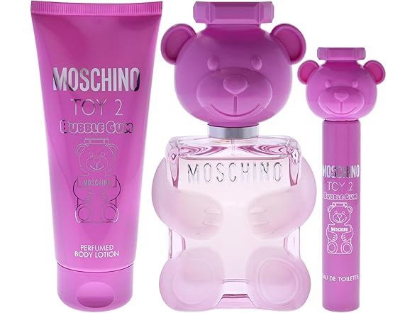 Moschino Toy 2 Bubble Gum by Moschino for Women - 3 Pc Gift Set