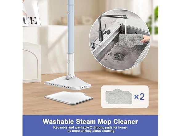 ACHTFACH 6 in 1 Steam Mop Cleaner