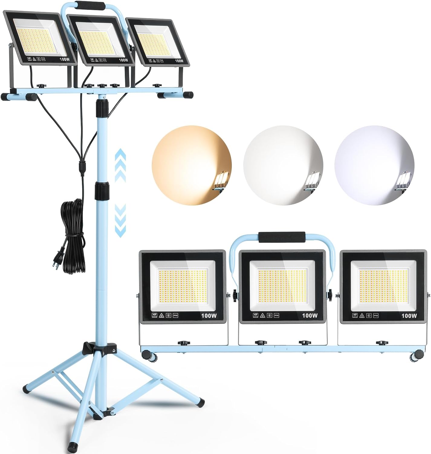GoBright 31000LM 3 Head Work Light - Gallery 10