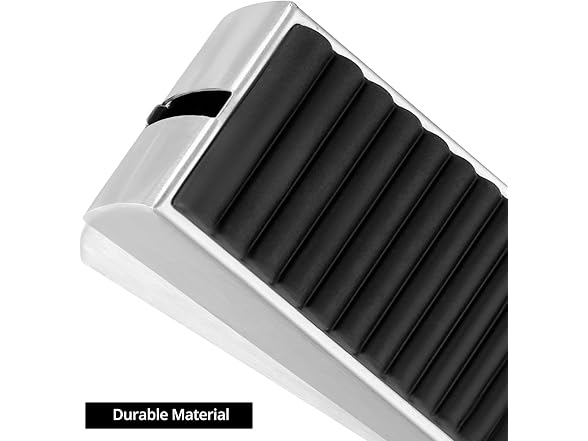 QWORK Adjustable Door Stopper Steel