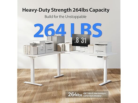 Agilestic L Shaped standing desk