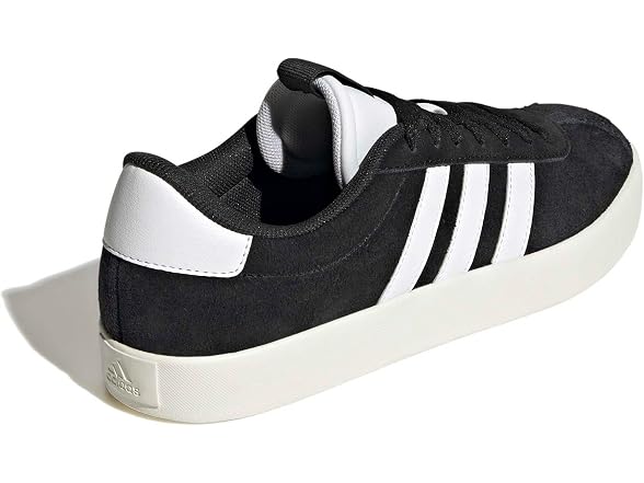 Adidas Womens VL Court 3.0 Sneakers - Black/White/Gold Metallic