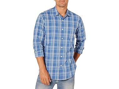 $7.99, Was $23.90, 66% Off! Amazon Essentials Mens RegularFit Poplin Shirt dealfomo