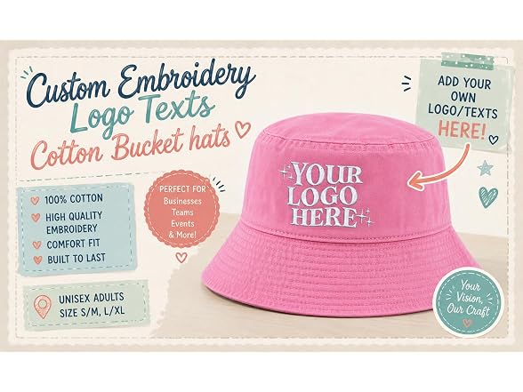 INK Stitch Unisex (Small-Medium) Adult Custom Hats