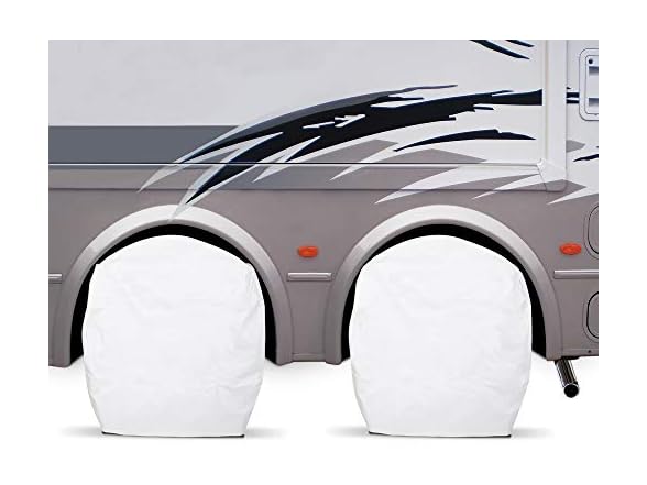 Smart Design 7040112-098 Rv Wheel Covers 2-Pack Model 3