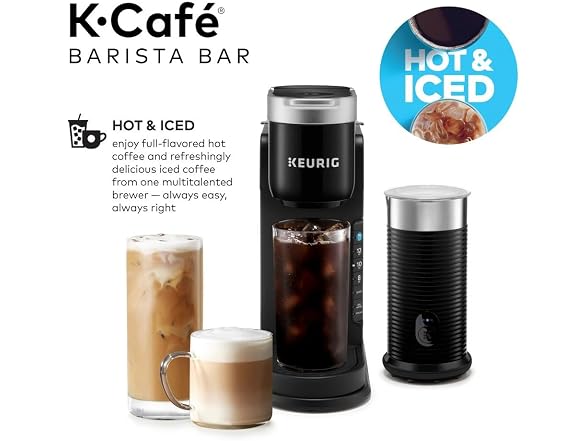 Keurig K-Café Barista Bar Single Serve Coffee Maker and Frother