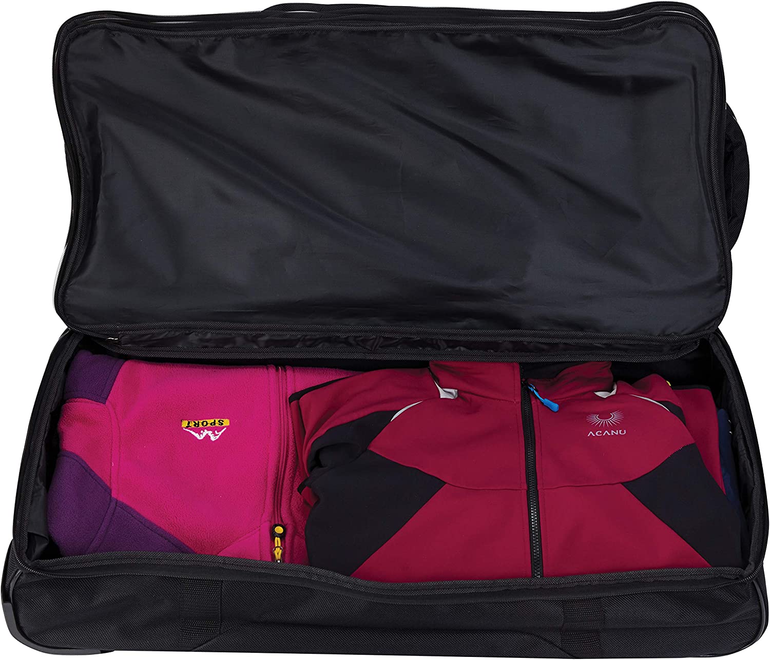 TPRC Upright Rolling Duffel Bag 30", Black/Grey - Gallery 18