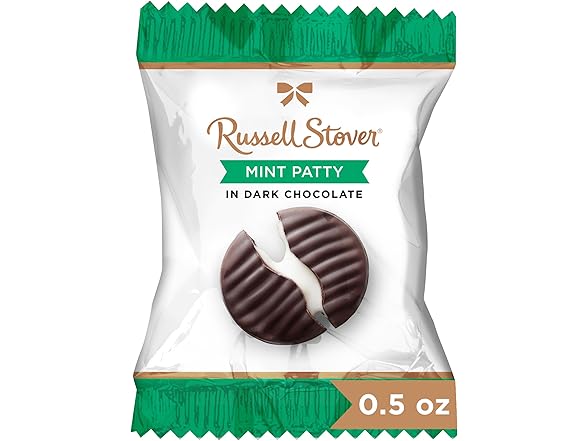 Russell Stover Dark Choc Mint Patties 36