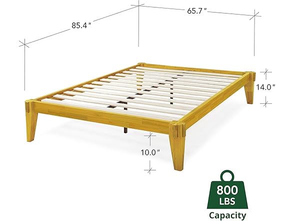 Bme Chalipa 14” Queen Bed Frame