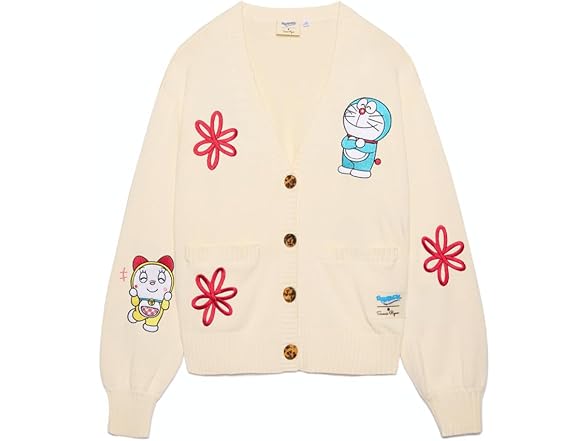 Samii Ryan Women Doraemon Friends Cardigan