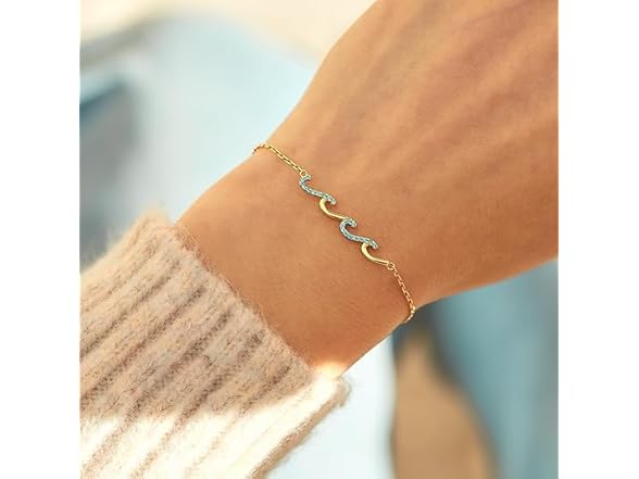 Fancy Aurora Ware Silver Bracelet