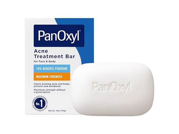 PanOxyl Acne Treatment Bar with 10% Benzoyl Peroxide
