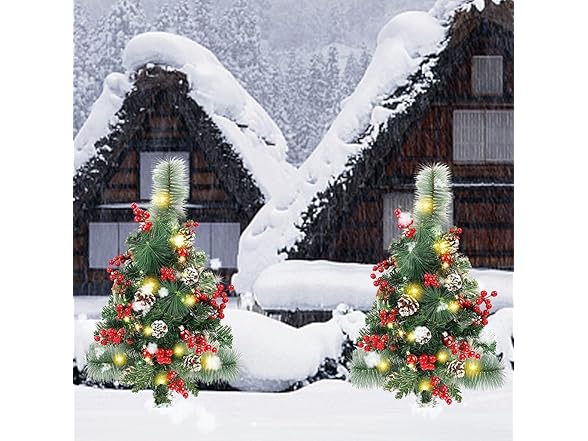 Generic 2PK-Outdoor Christmas Planter