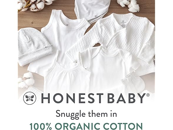 HonestBaby Organic Cotton Fitted Bassinet Sheet