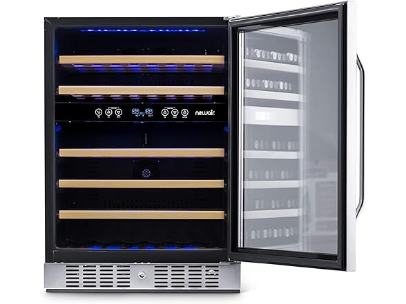 Newair Dual Zone Wine Fridge - 46 Bottles