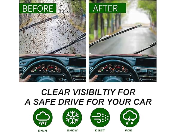 ZIXMMO 3 Factory Wiper Blades
