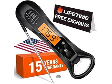 $10.99, Was $19.99, 45% Off! NIUTA Digital Meat Thermometer dealfomo