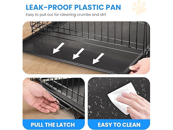 Simple Deluxe 24-Inch Small Dog Crate