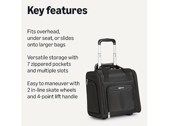 Amazon Basics Underseat Carry On Luggage