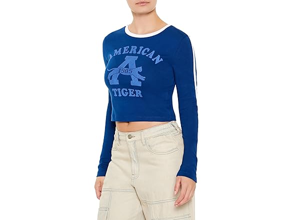 Forever 21 Women (S) American Tiger Graphic Tee