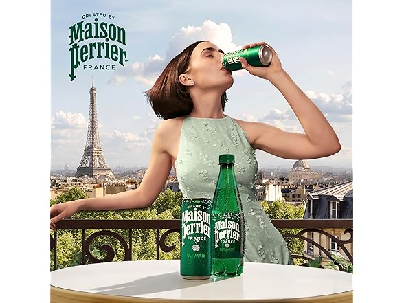 8CT Maison Perrier Ultimate Sparkling Water, 11.15 oz.