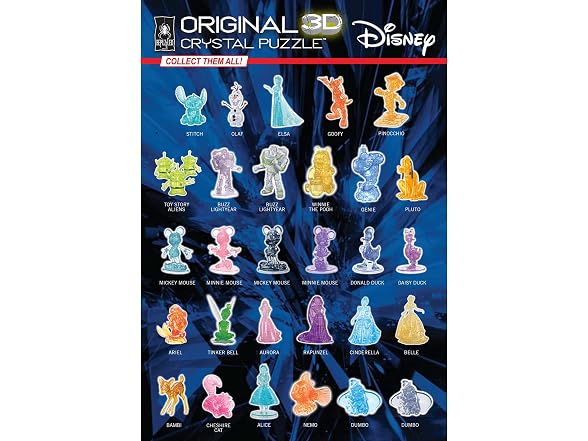 BePuzzled, Disney Stitch II Original 3D Crystal Puzzle