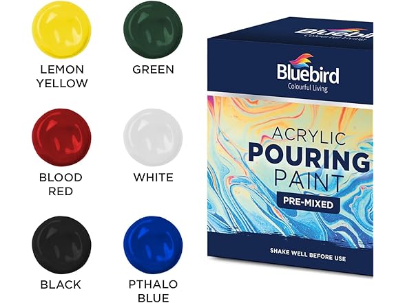 BLUEBIRD Acrylic Pouring Paint