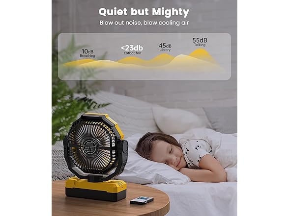 Korbot 36000mAh Portable Camping Fan